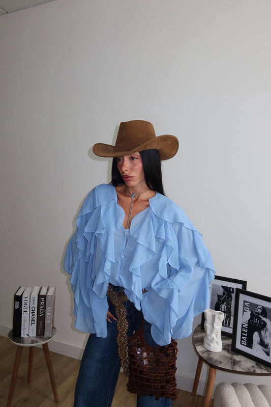 Camicia VOLANT azzurro