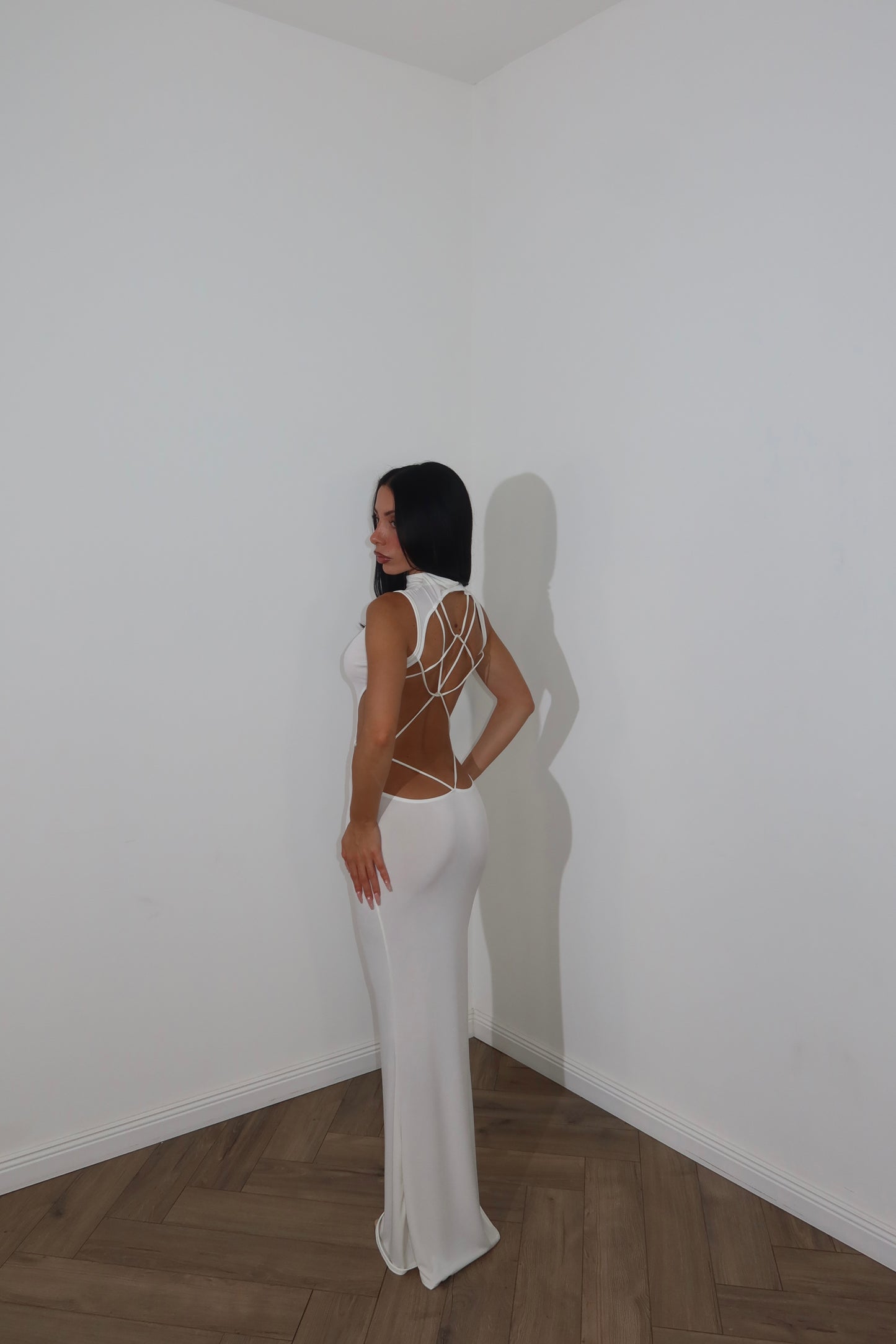 LongDress INTRECCIO bianco