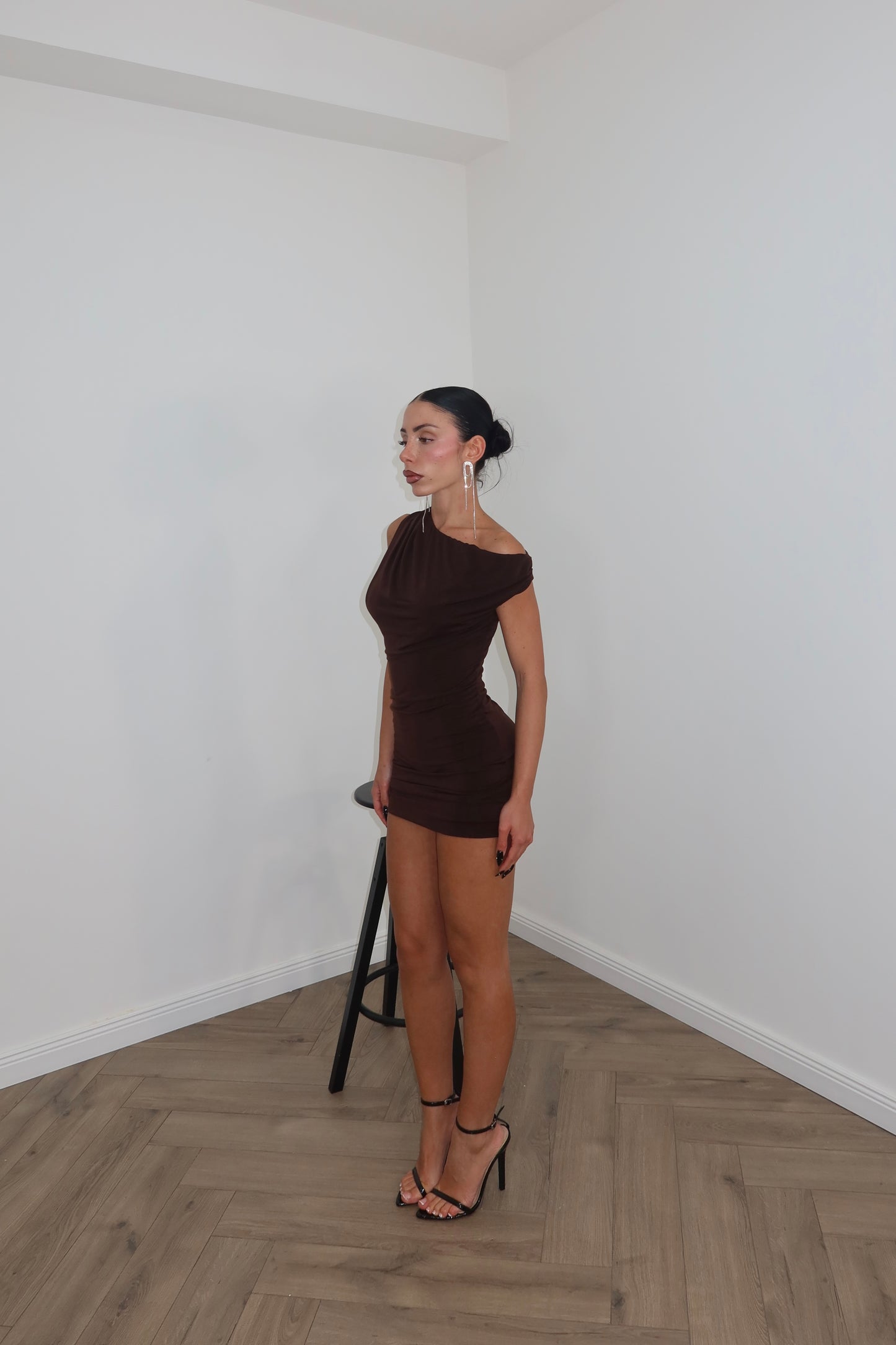 MiniDress ROMANTIC choco