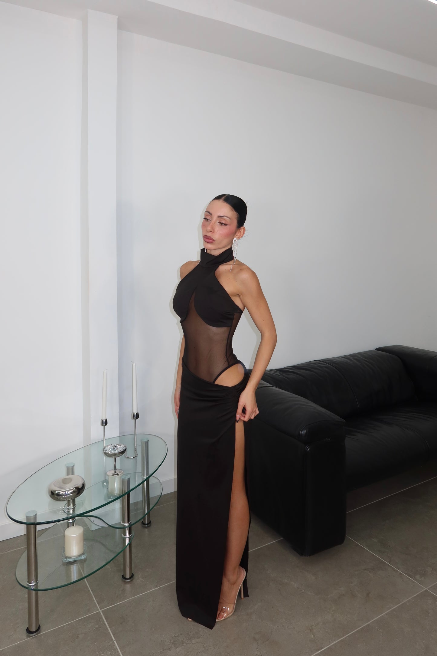 LongDress KISS ME nero