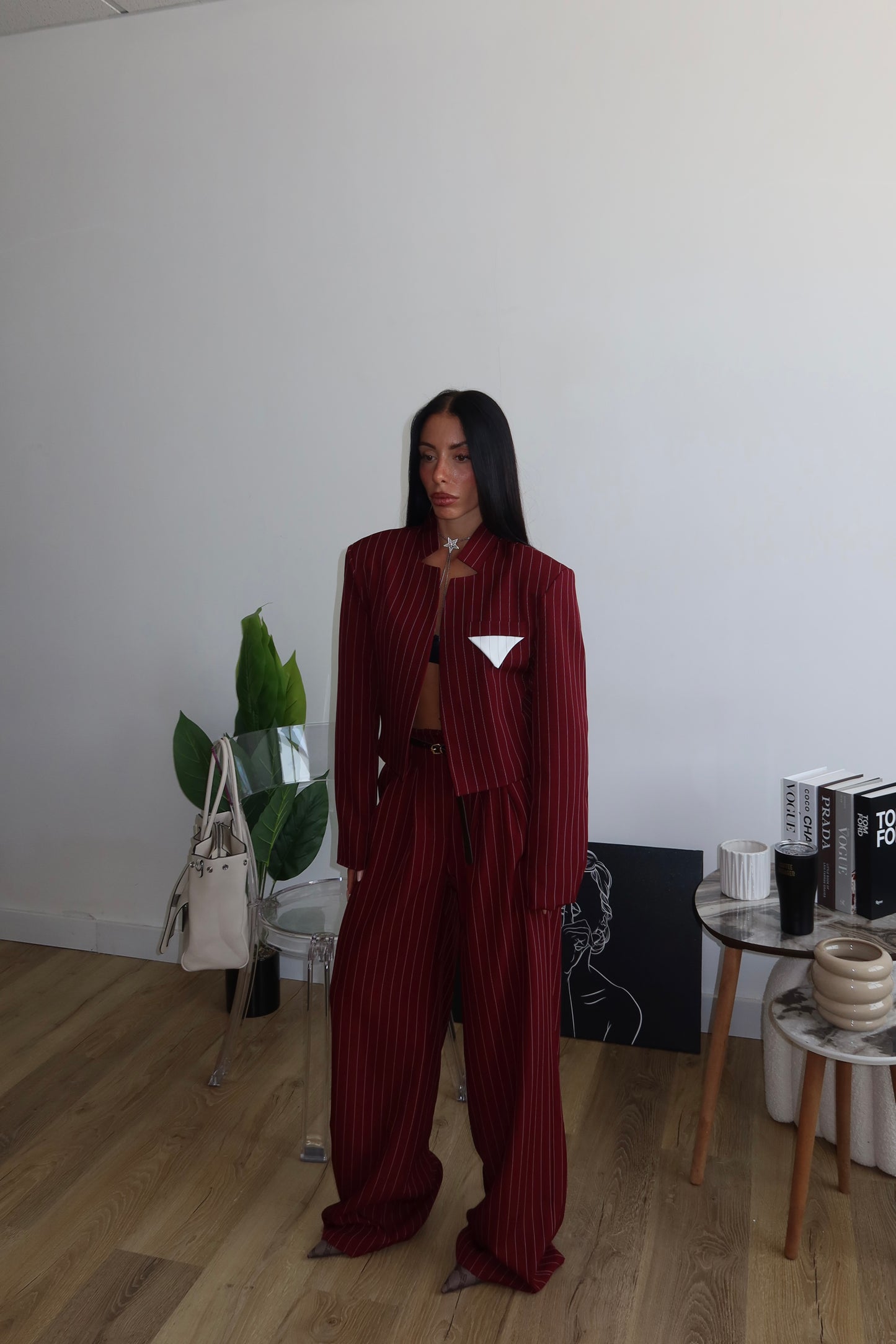 Tailleur KEATING bordeaux