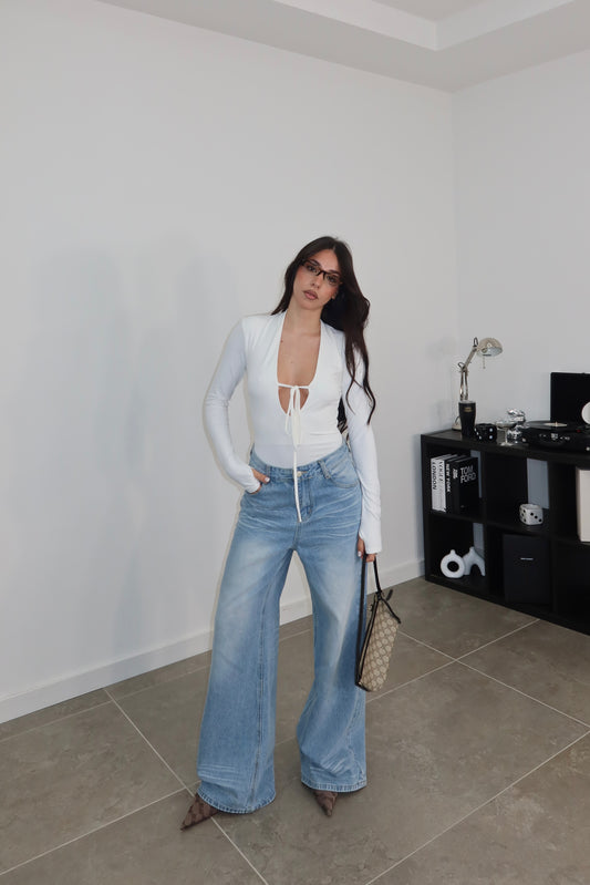 Body FIOCCHETTO bianco