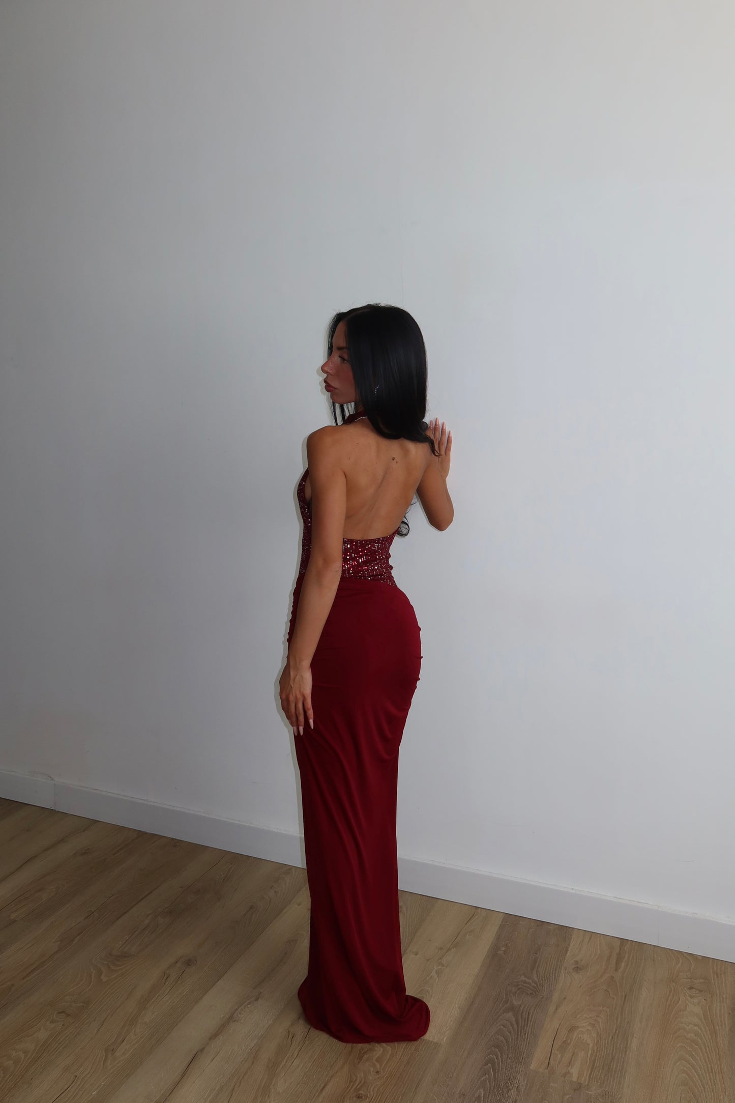 LongDress IMPRESS bordeaux