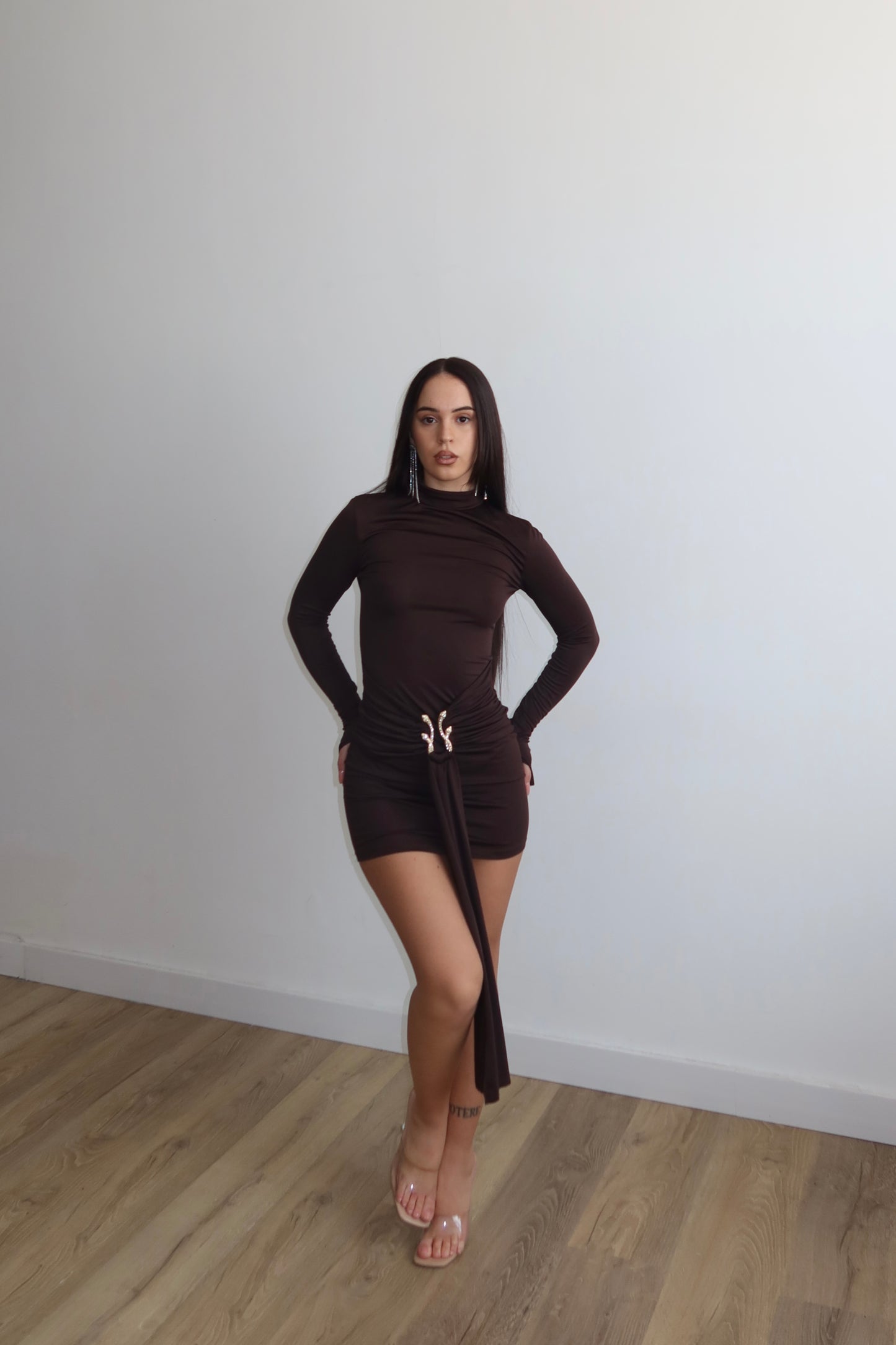 MiniDress SNAKE choco