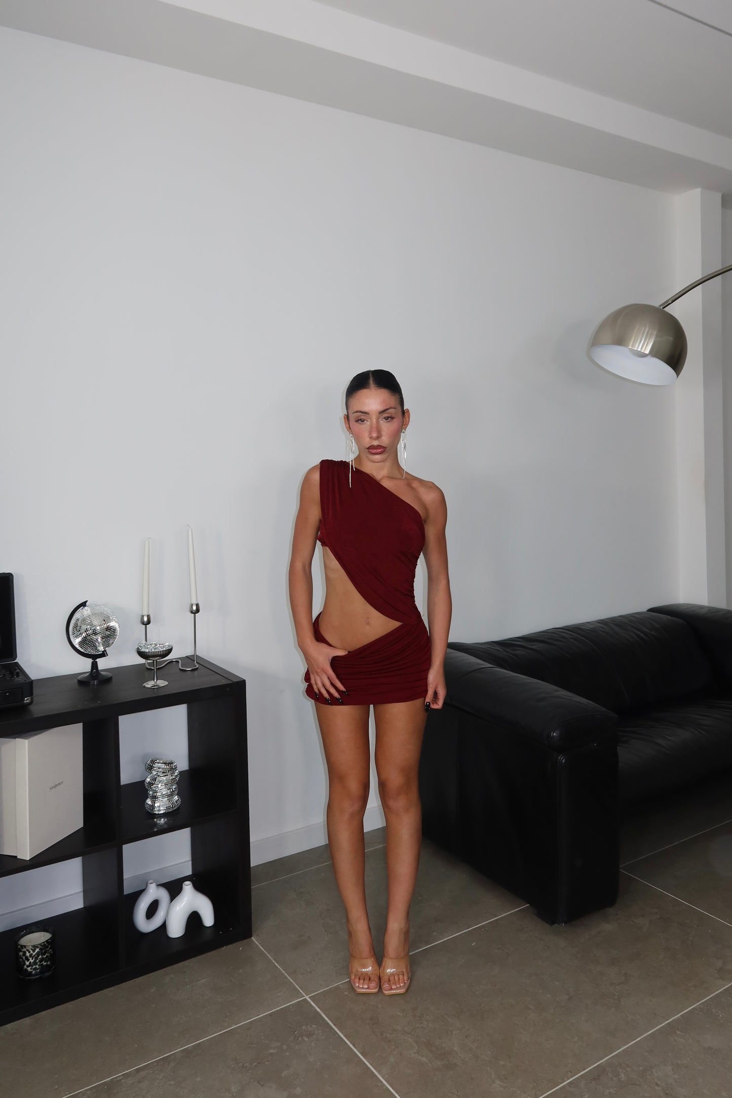 MiniDress KAYLA bordeaux