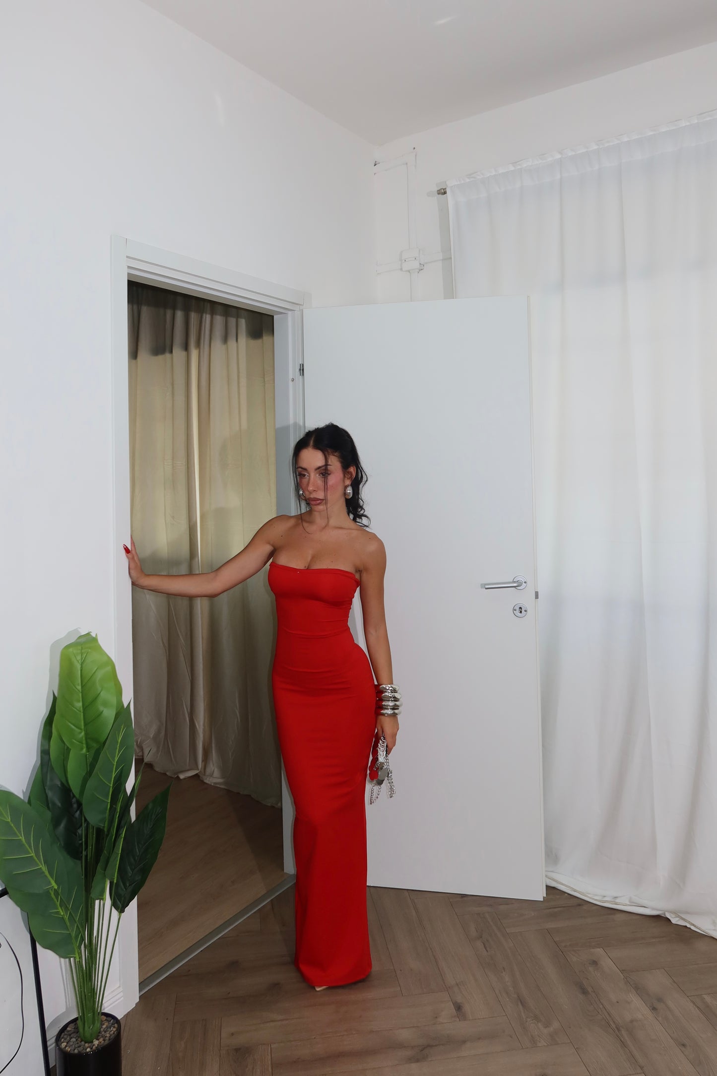Longdress LENA rosso
