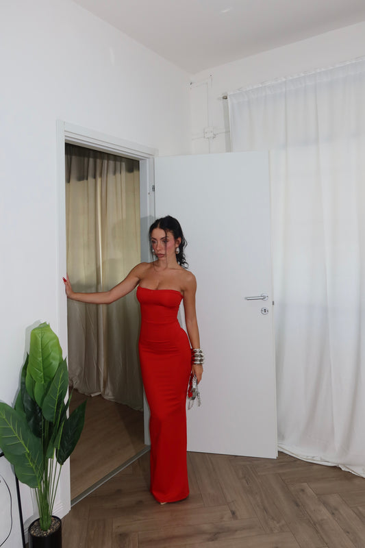 Longdress LENA rosso