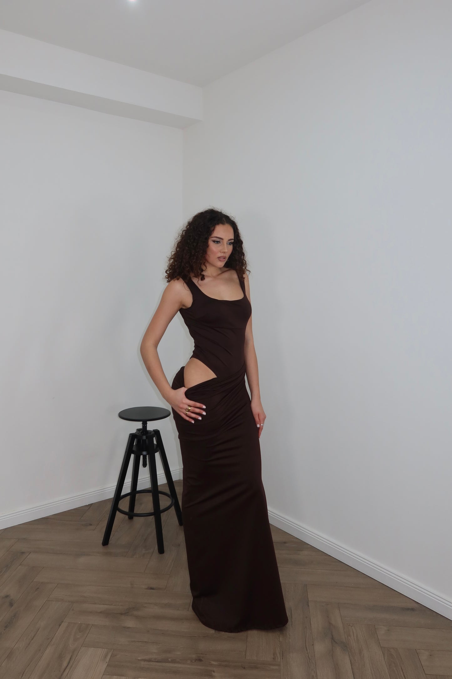 LongDress LOCURA choco