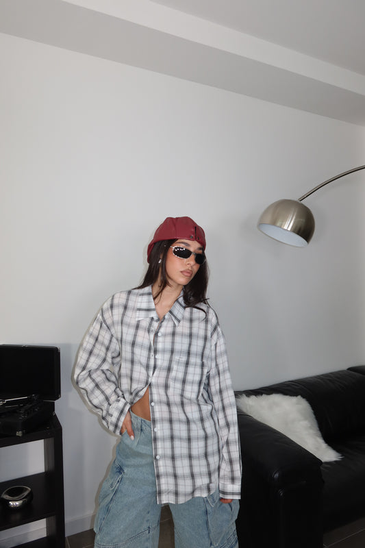 Camicia CODY nero/bianco