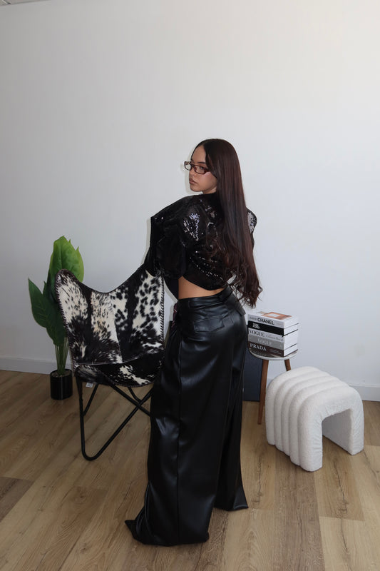 Pants TIE nero