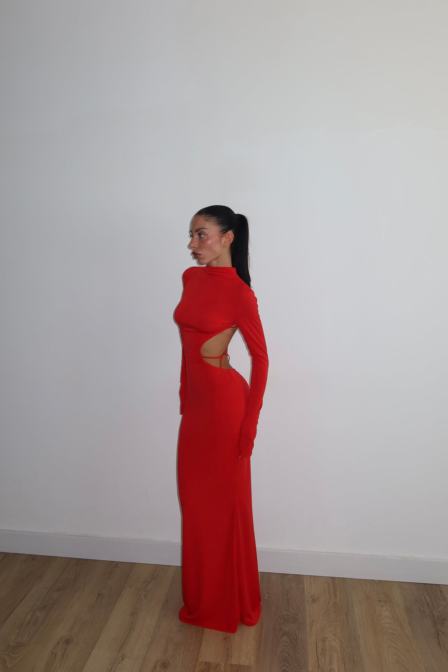 LongDress INTRECCIO rosso