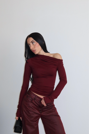 Maglia KIM bordeaux