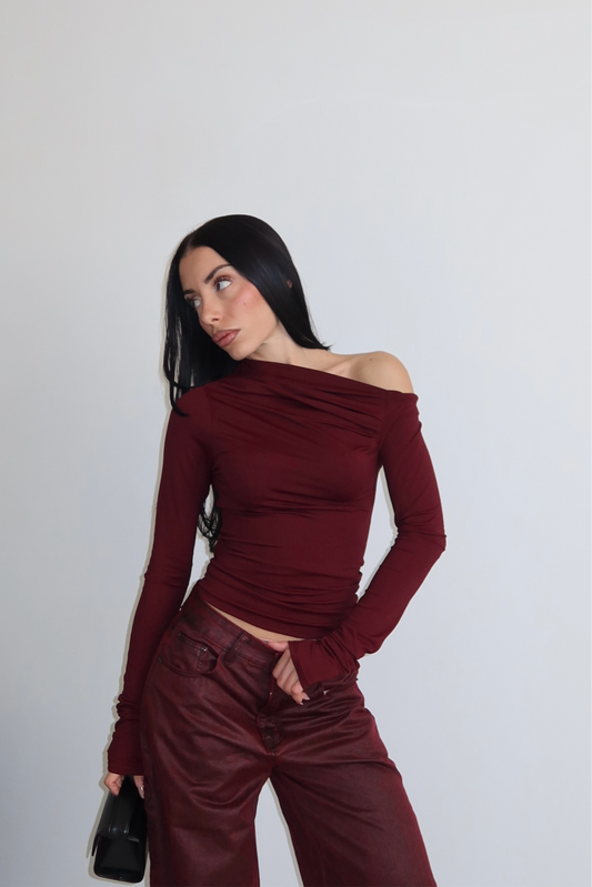 Maglia KIM bordeaux