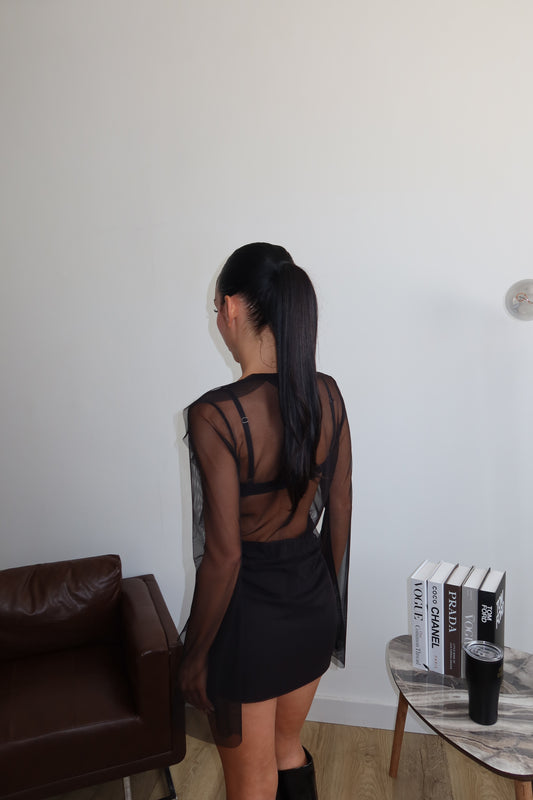 MiniDress FANTASTICA nero