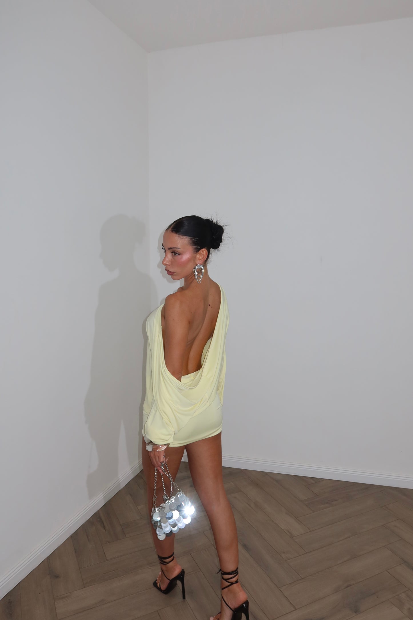 MiniDress MONOSPALLA giallo