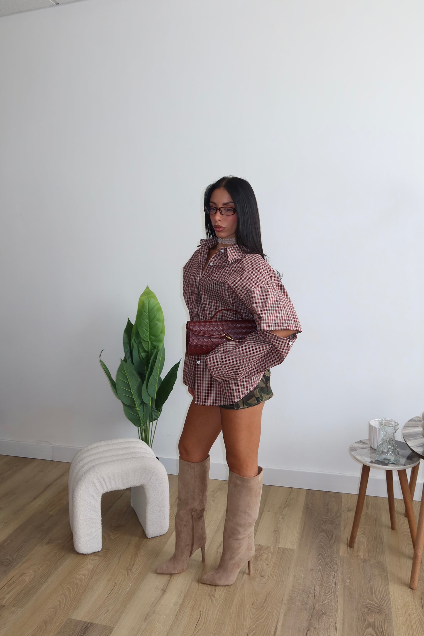 Camicia BUTTONS DOWN bordeaux