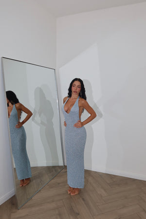 LongDress  COPACABANA azzurro