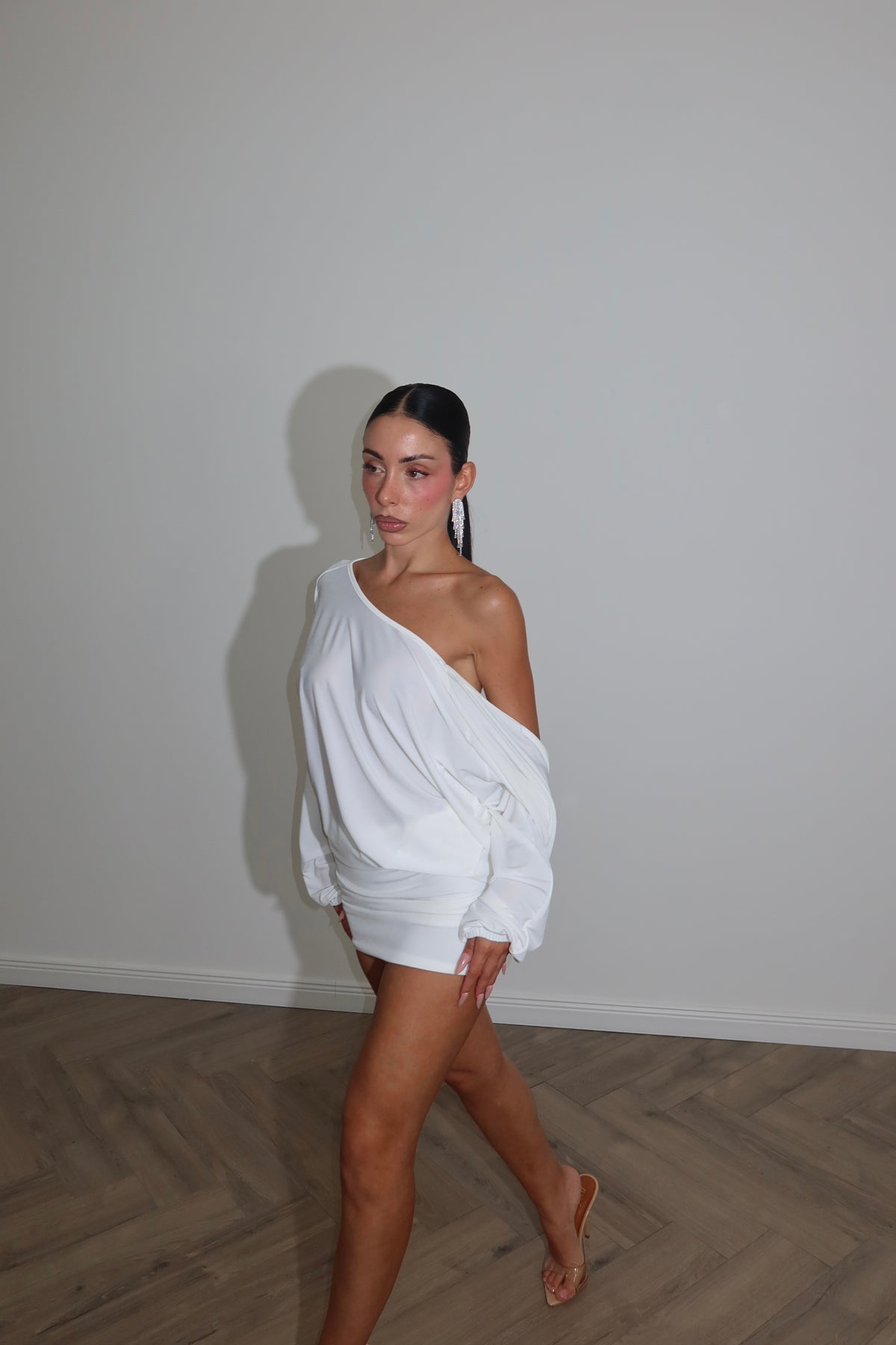 MiniDress MONOSPALLA bianco