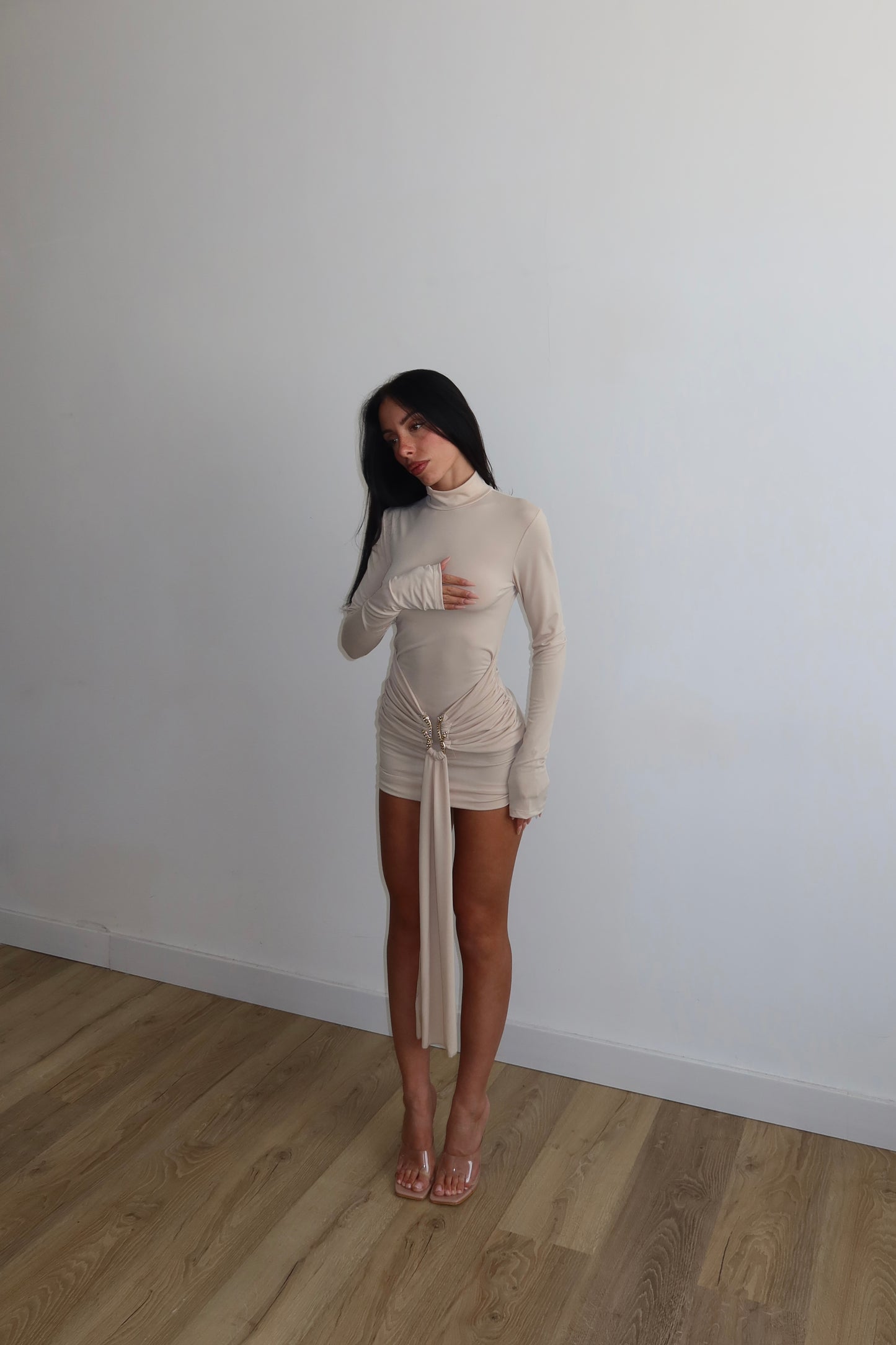 MiniDress SNAKE panna