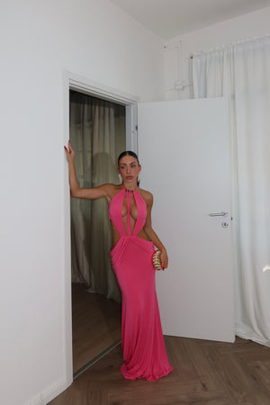 LongDress PUNTA CANA fucsia