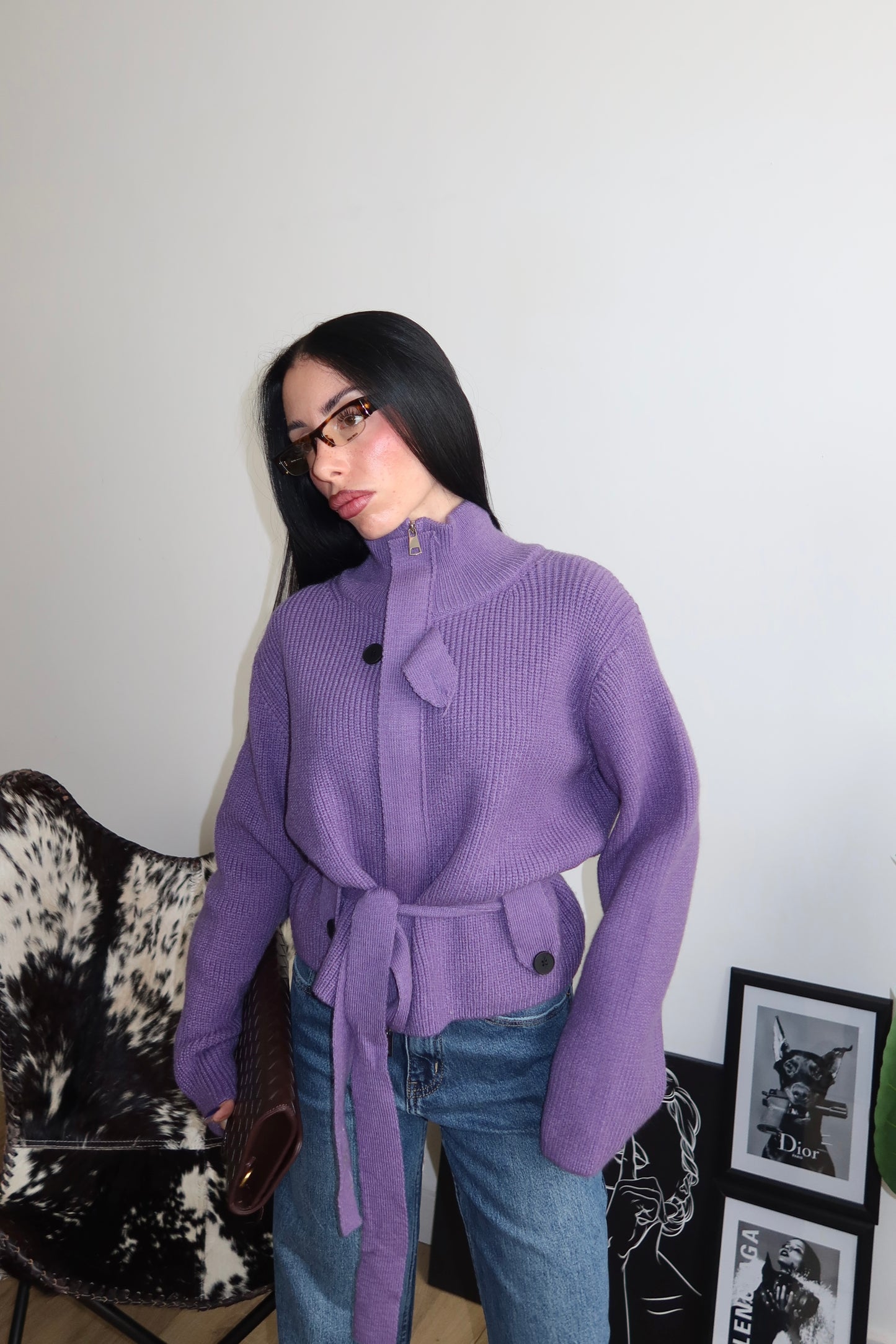 Maglione FATAL viola