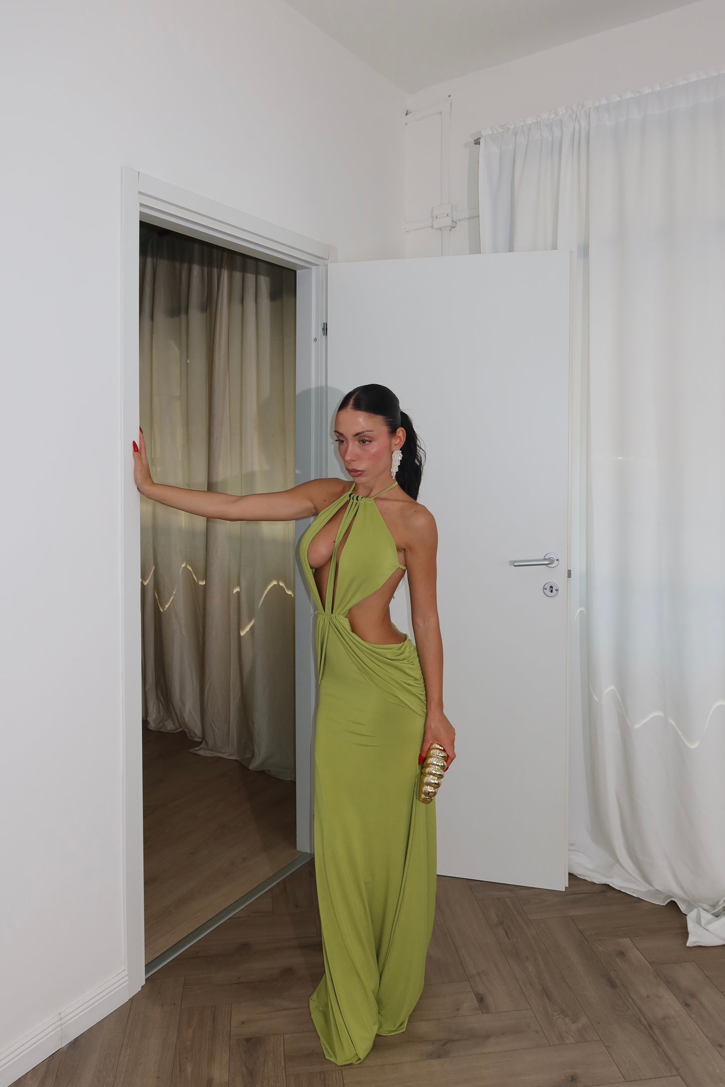 LongDress PUNTA CANA verde acido