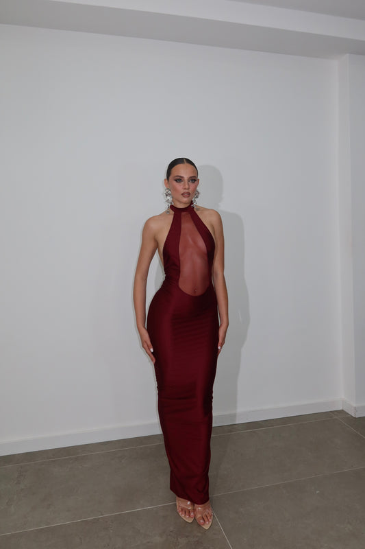 LongDress OPRAH bordeuax