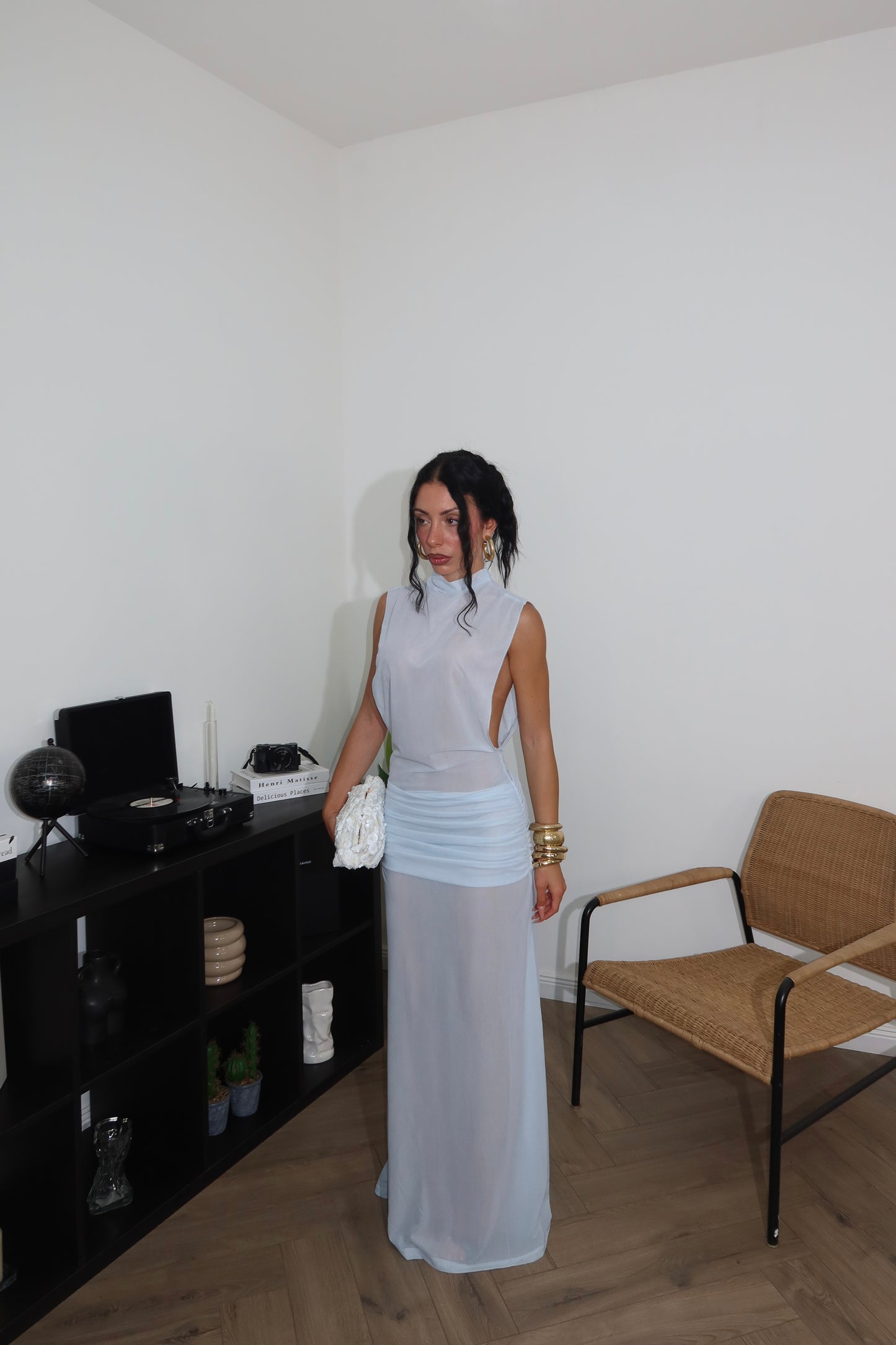 LongDress IMPERO VEIL azzurro