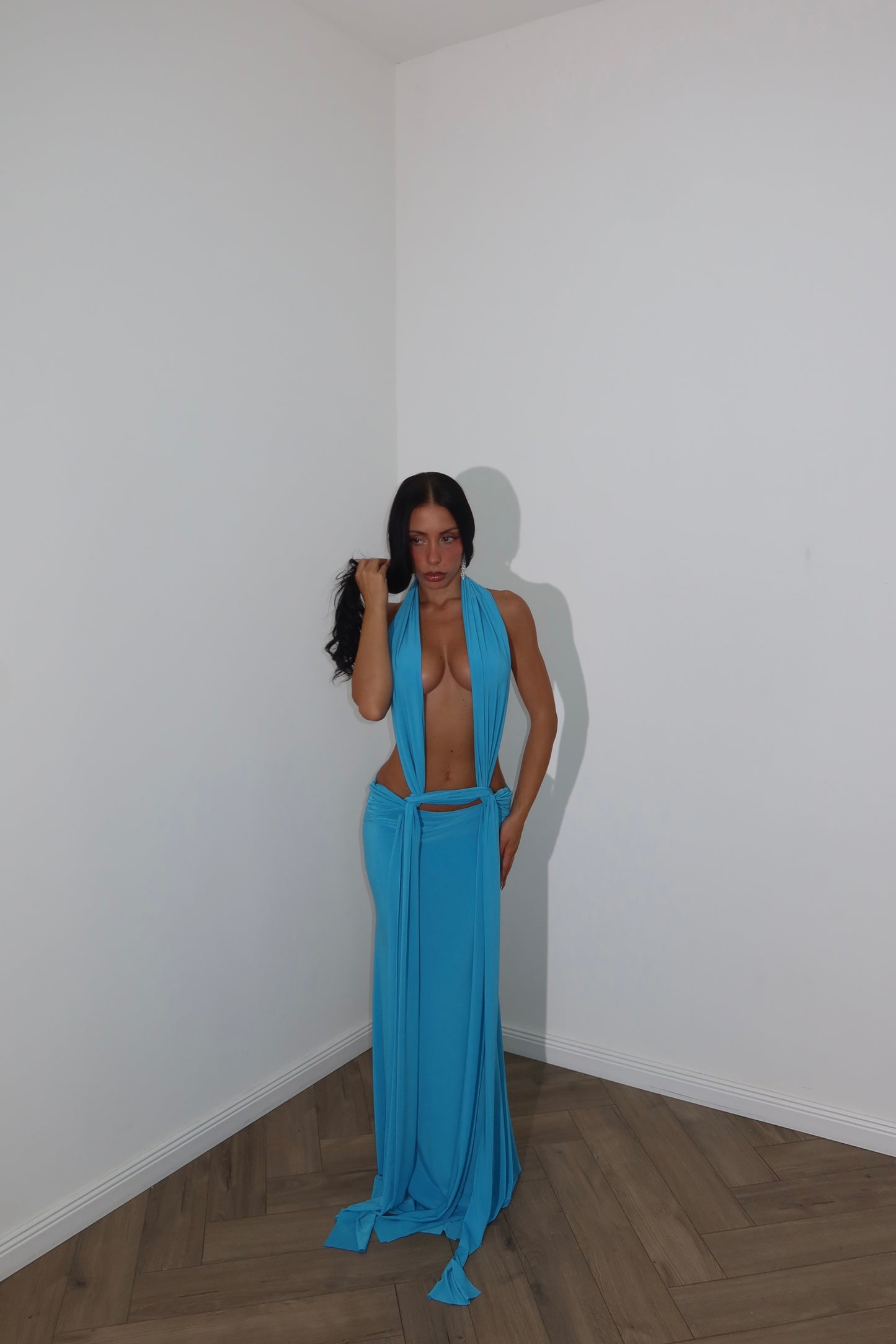 LongDress LOVE azzurro