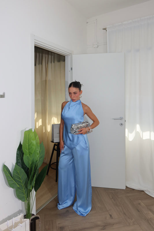 Cordset SATIN azzurro
