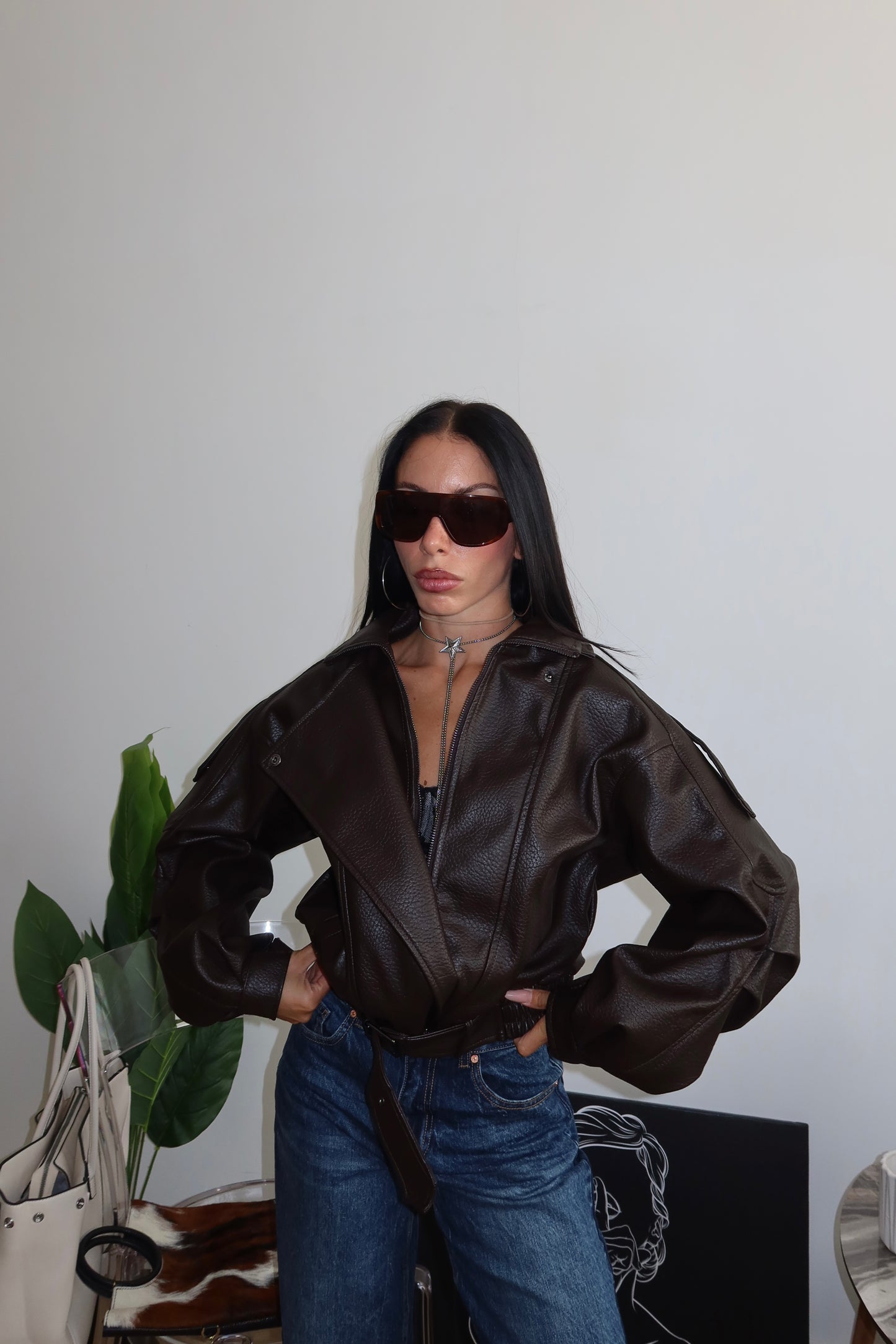 Jacket NAUGHTY GIRL choco