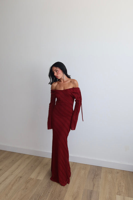 LongDress NIRVANA bordeaux