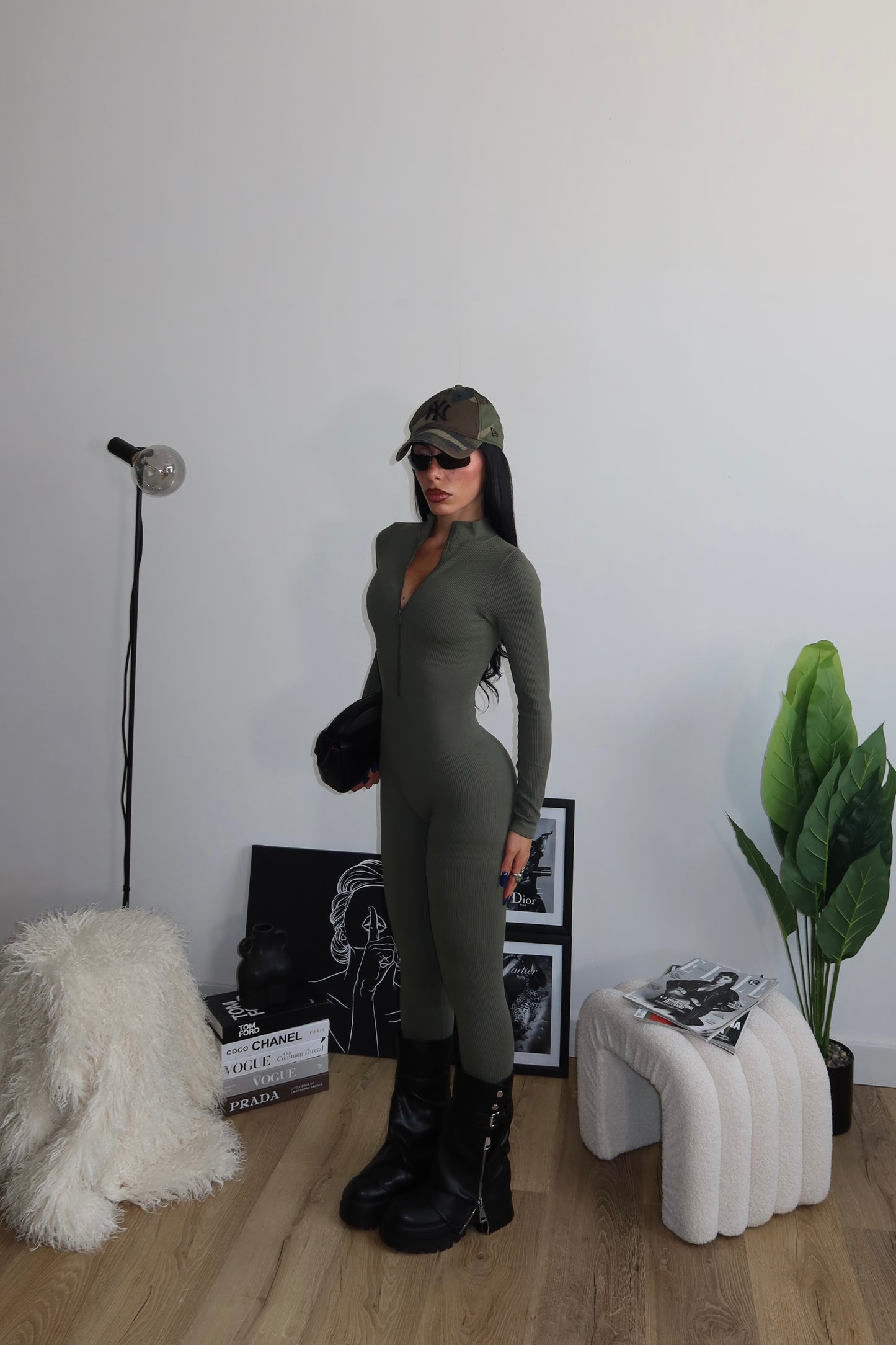 Jump ELASTIC GIRL verde militare