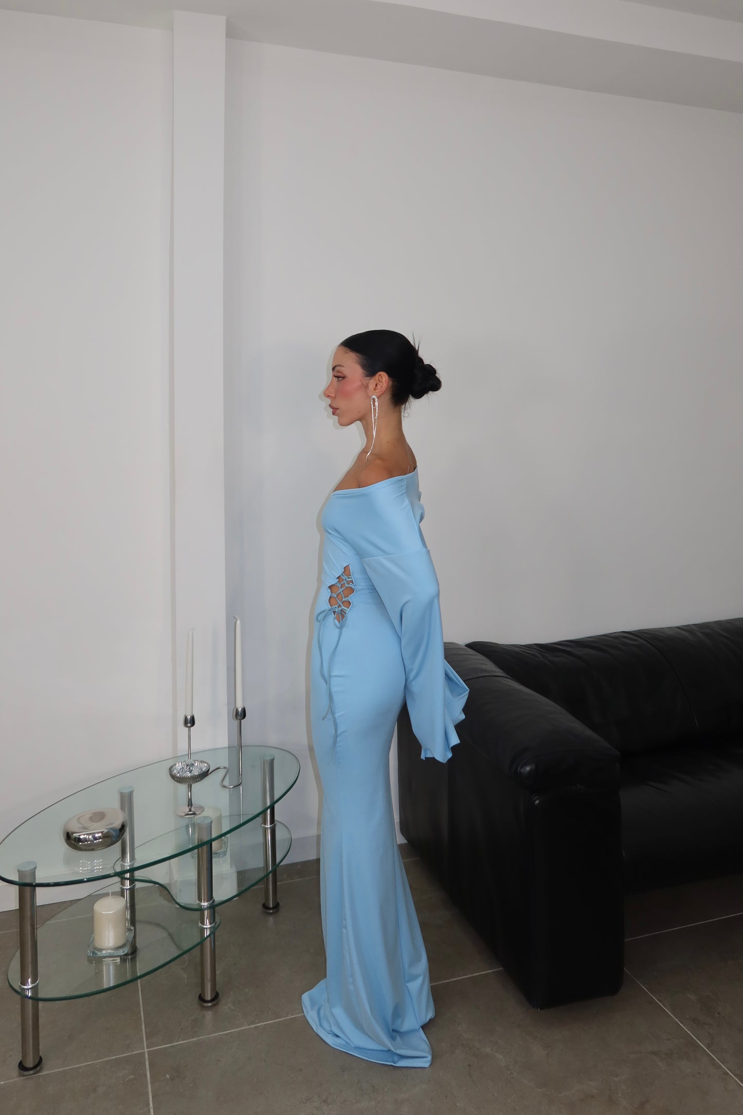 LongDress SABINE azzurro