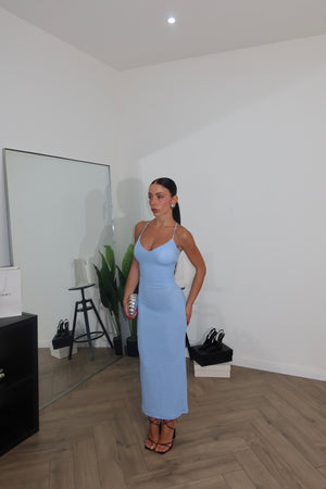 LongDress SPONGE ceruleo