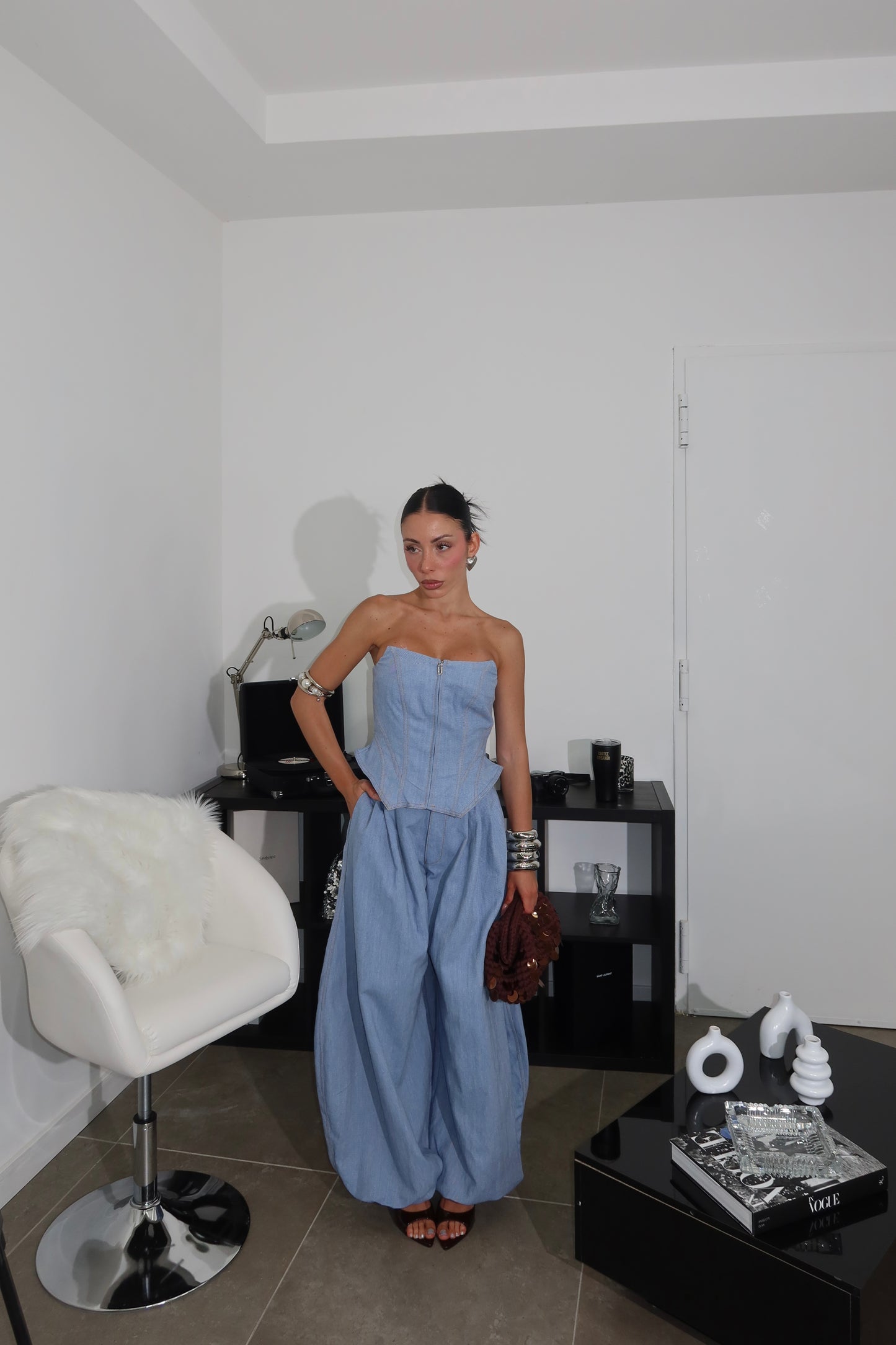 Cordset SELF LOVE light denim
