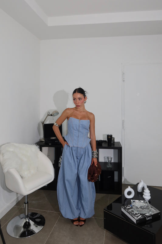 Cordset SELF LOVE light denim