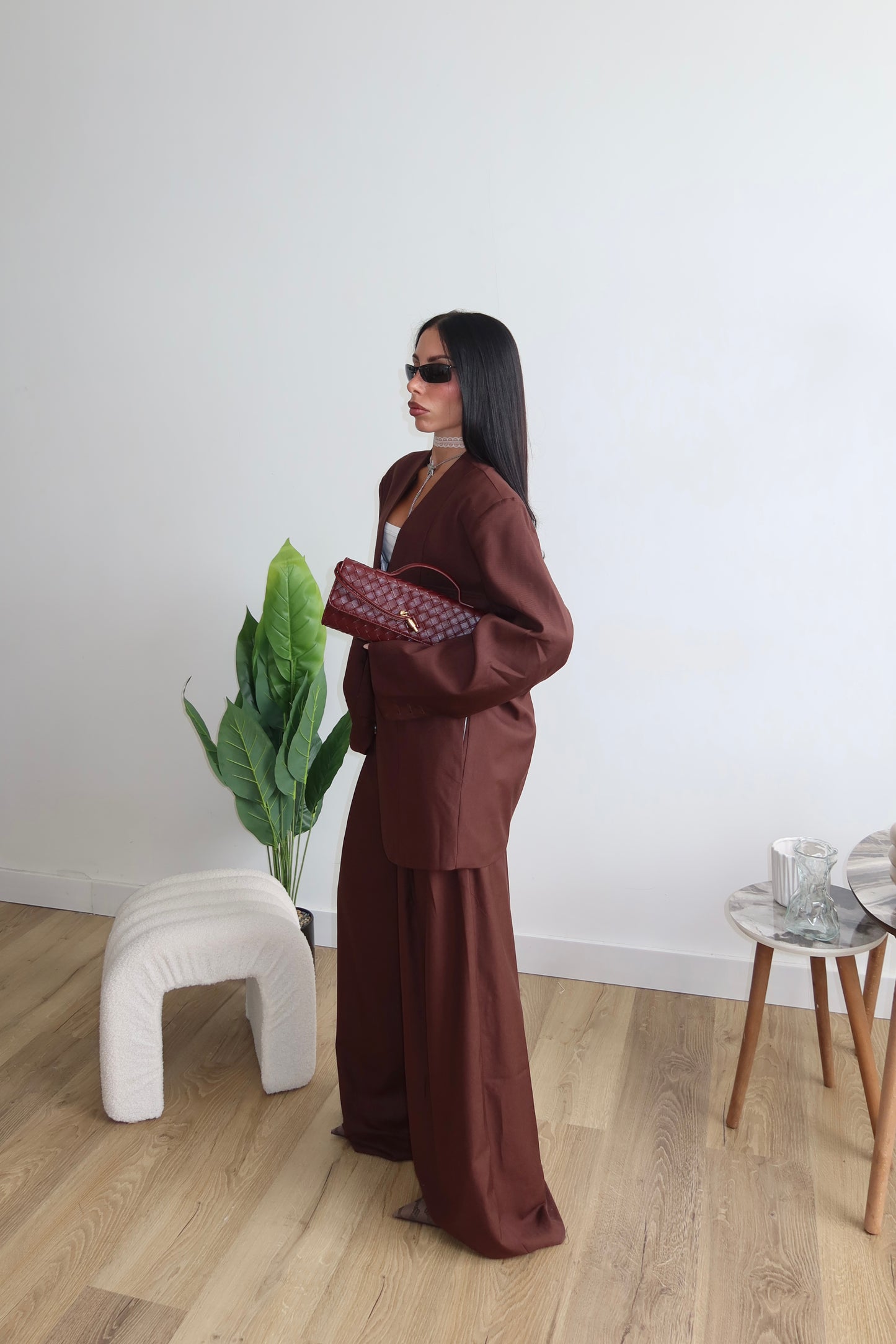 Tailleur HARVEY prugna