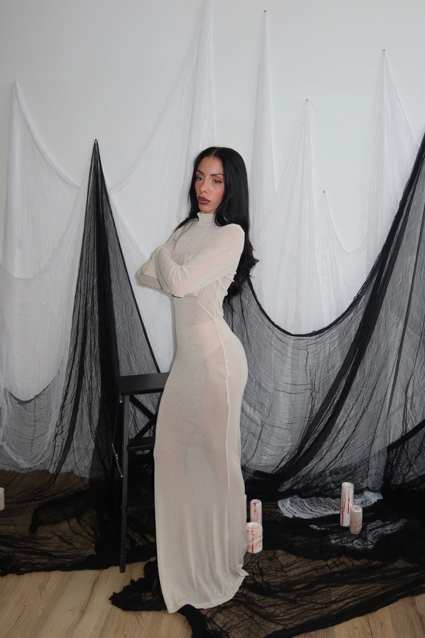 LongDress IANTHE panna
