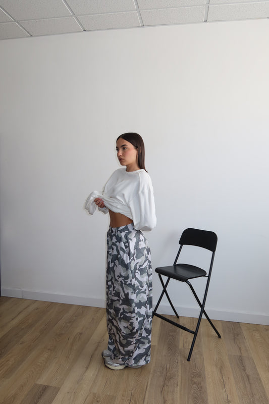 Cargo MIMETICO grigio