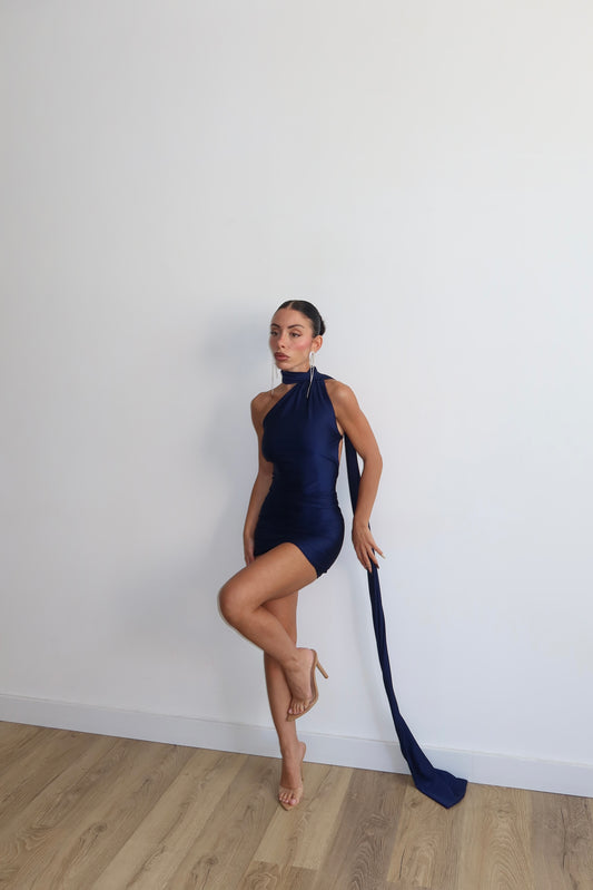 Dress PENDANT blu