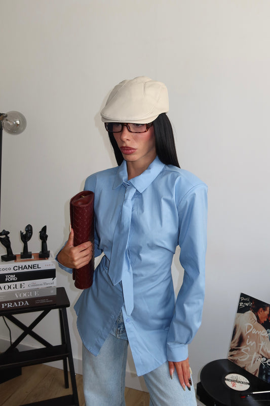 Camicia CRAVATTA celeste