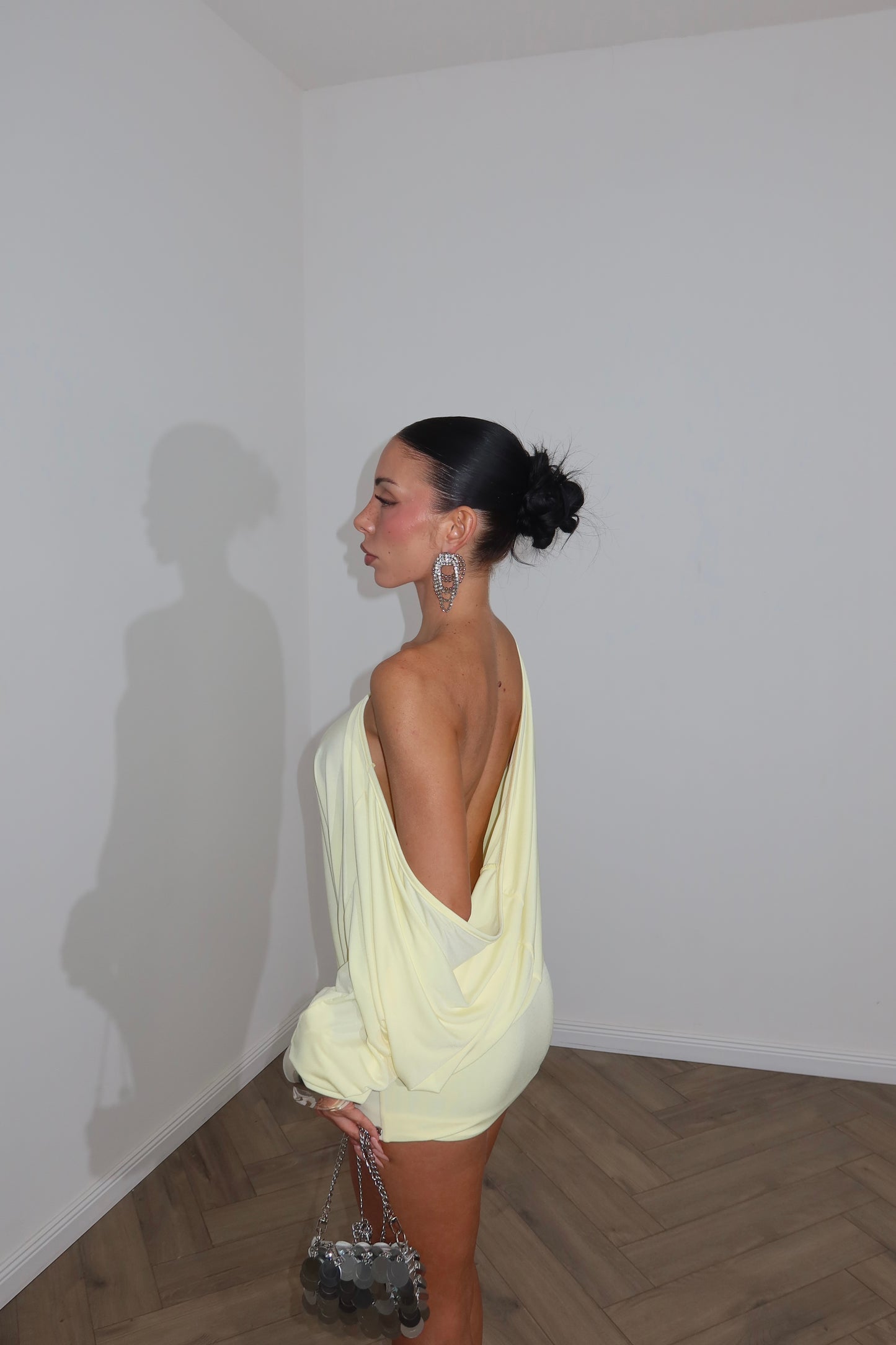 MiniDress MONOSPALLA giallo