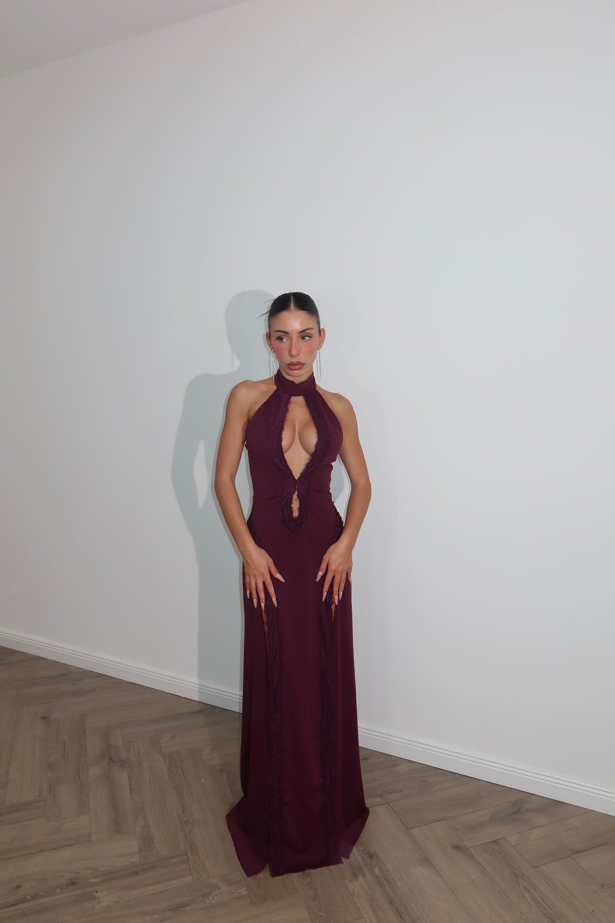 LongDress GREY’S bordeaux