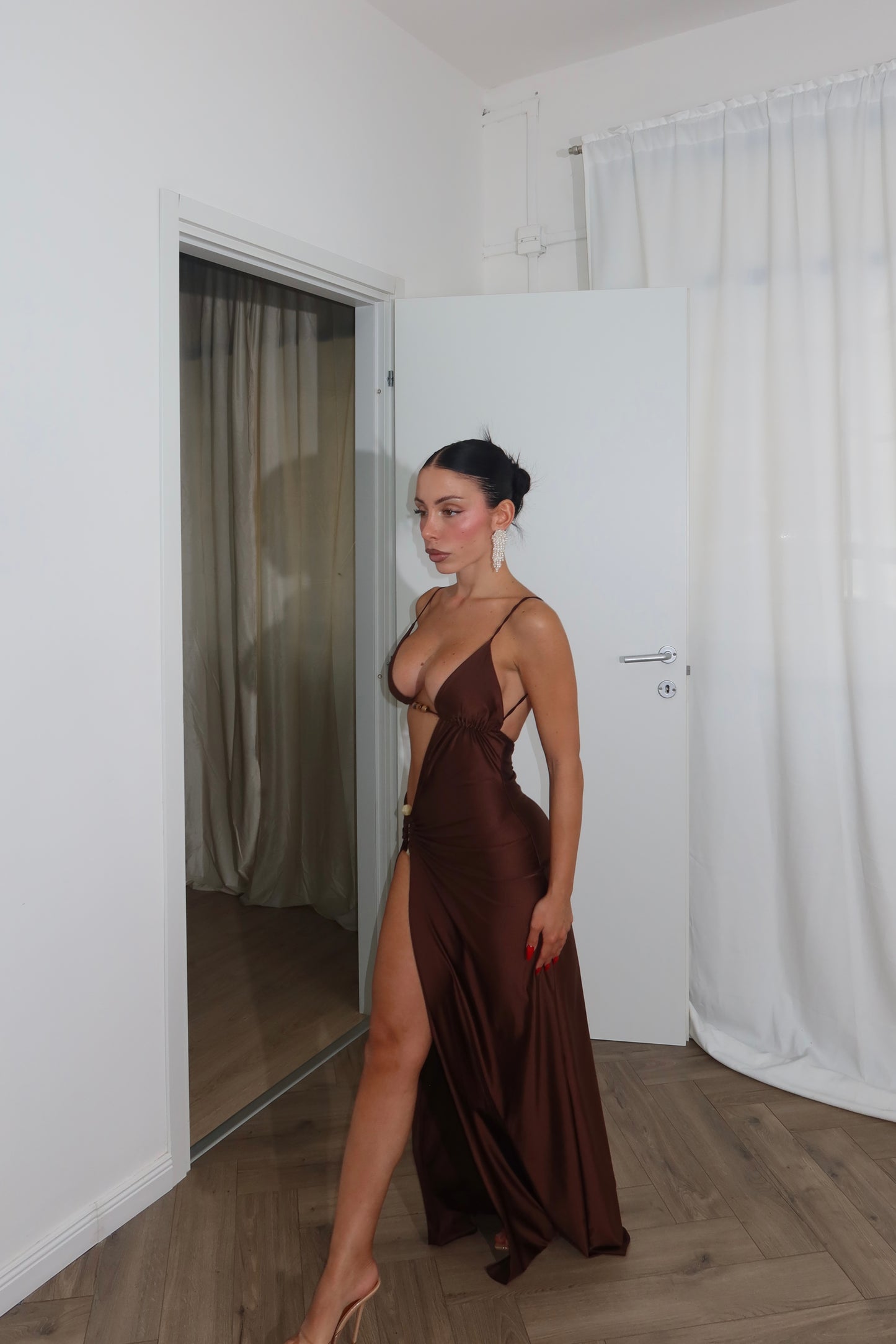 Longdress CHARIZA choco