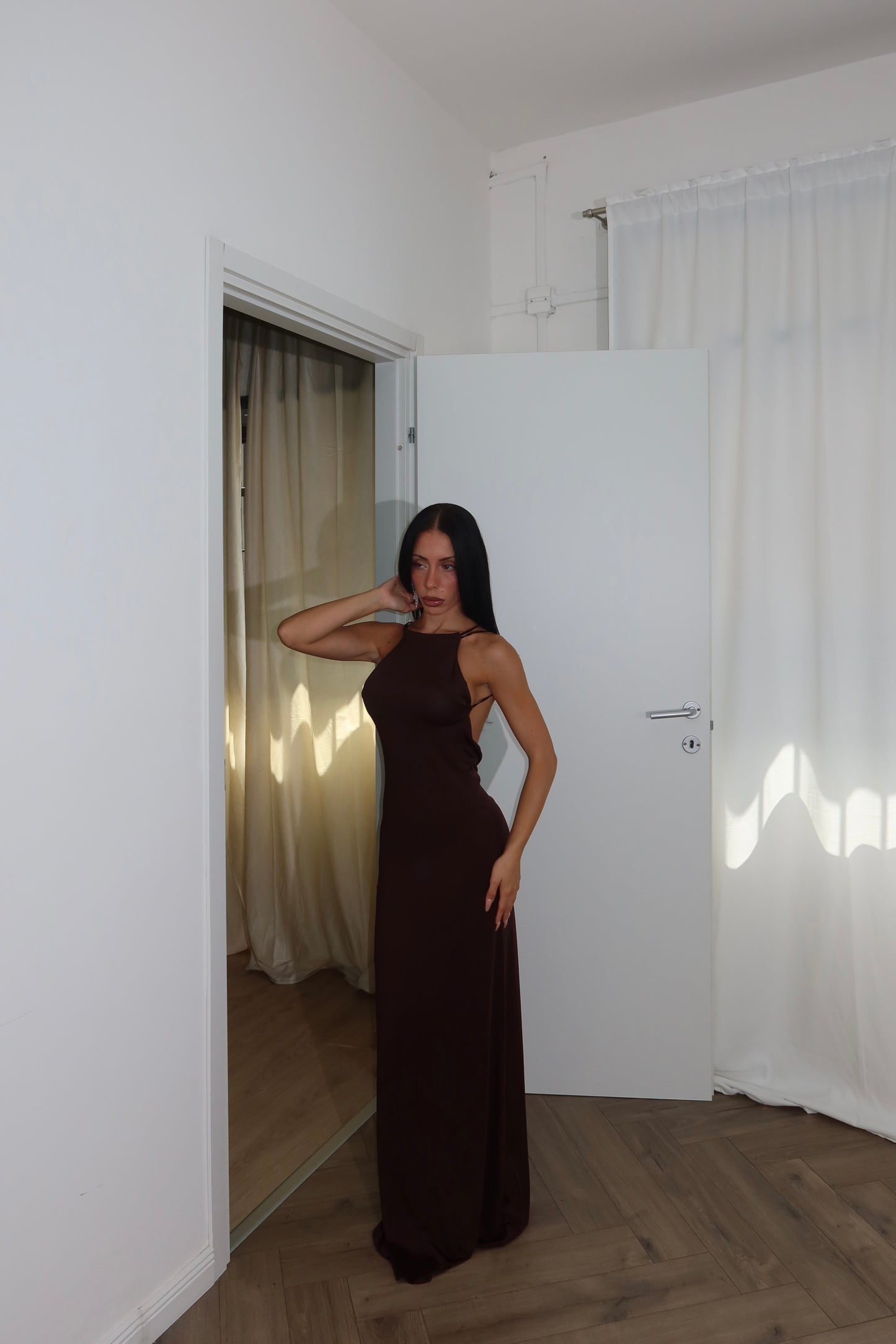 Longdress GOLD RING choco