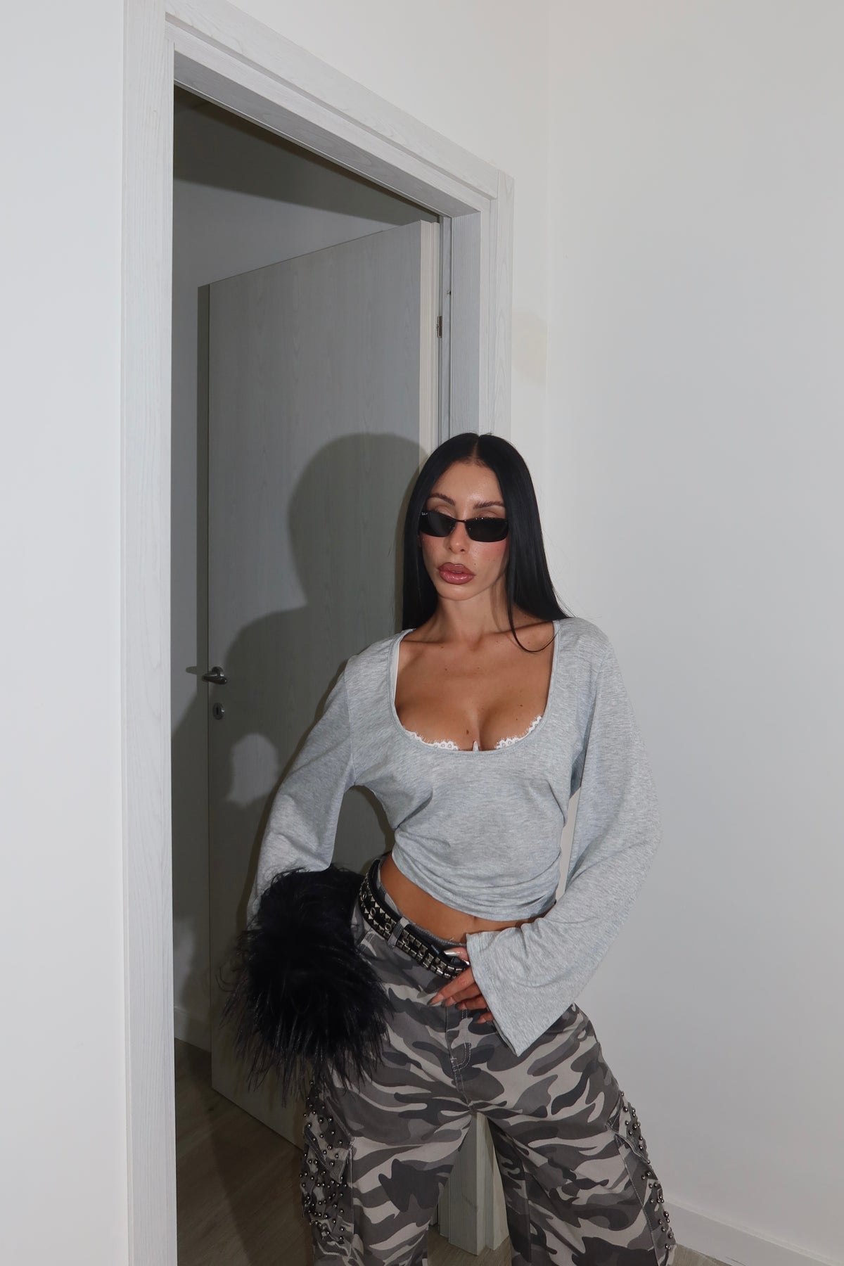 DAFNIE grey sweater