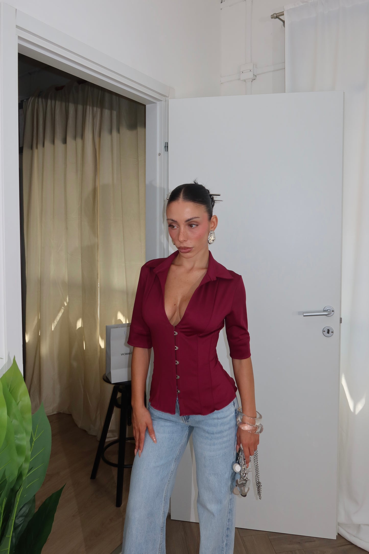 Camicia BUSTINO magenta
