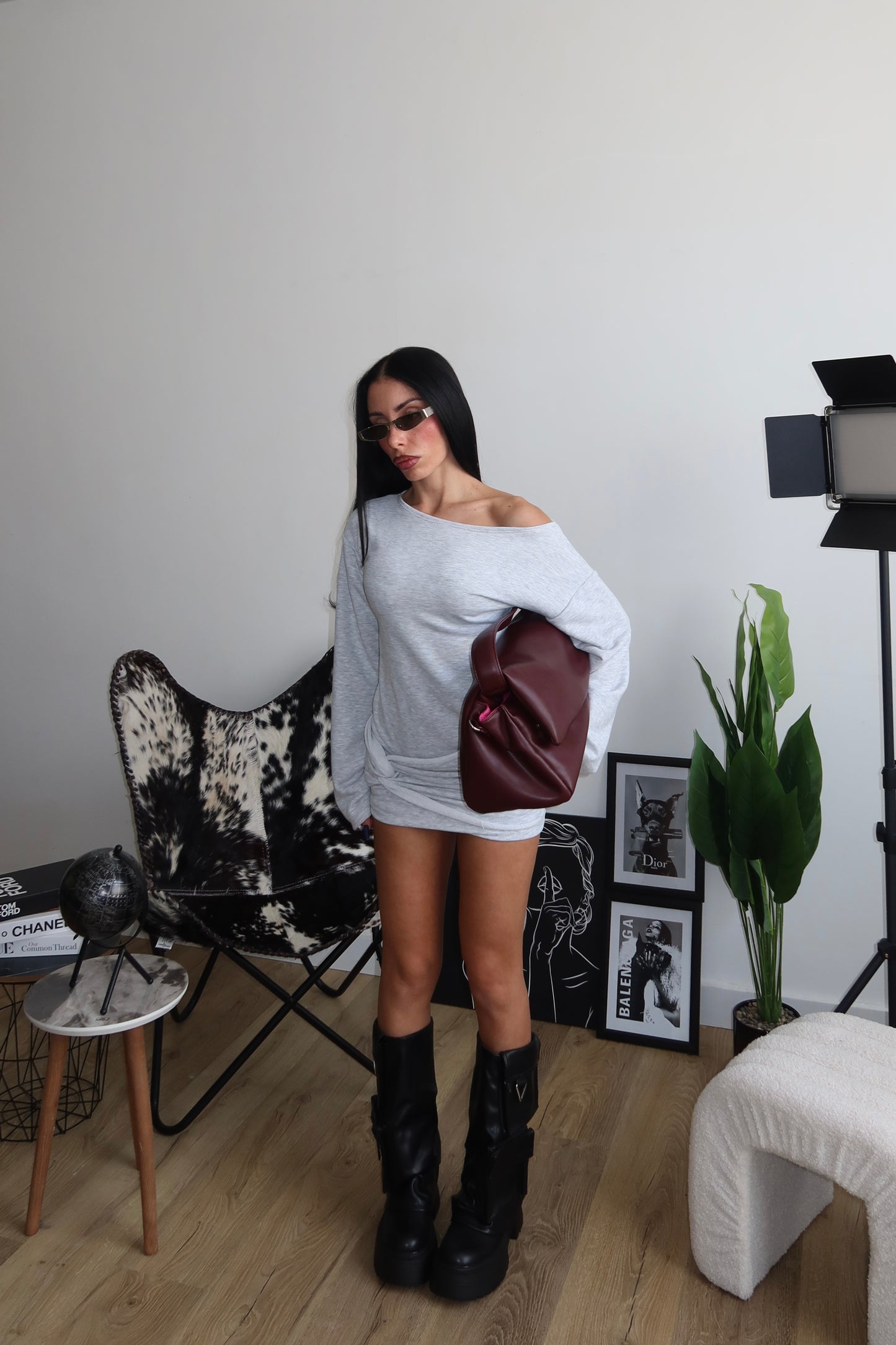 MiniDress RICHIE grigio