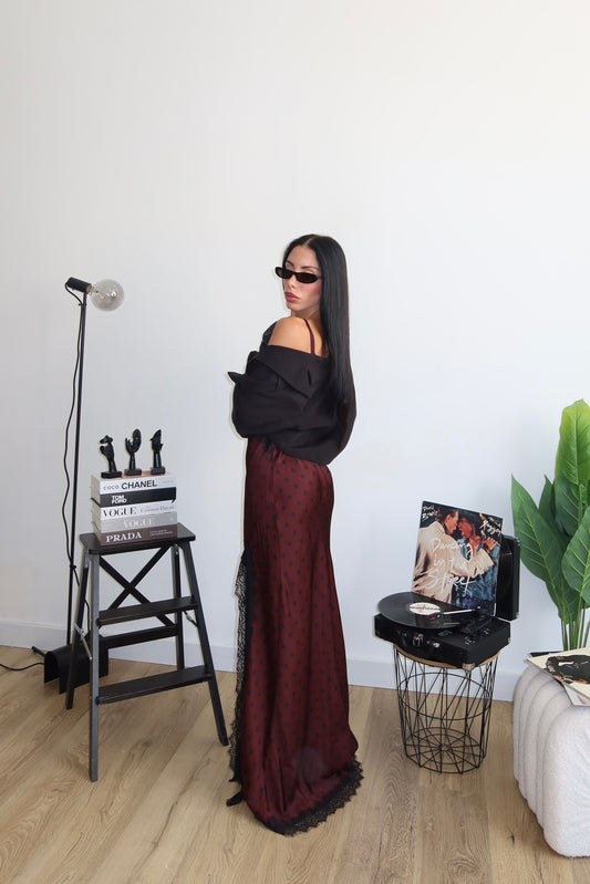 LongDress SENSUALITA' bordeaux